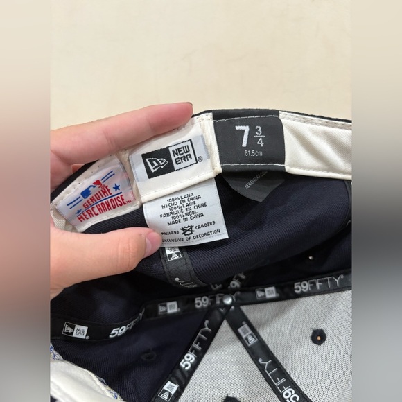 New Era New York Yankees 59Fifty 1996 World Series Wool Size 7 3/4 Fitted Hat - Picture 6 of 7